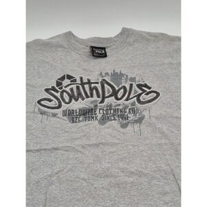 South Pole Graphic T-Shirt Men Size L Vintage Y2K Premium Edition